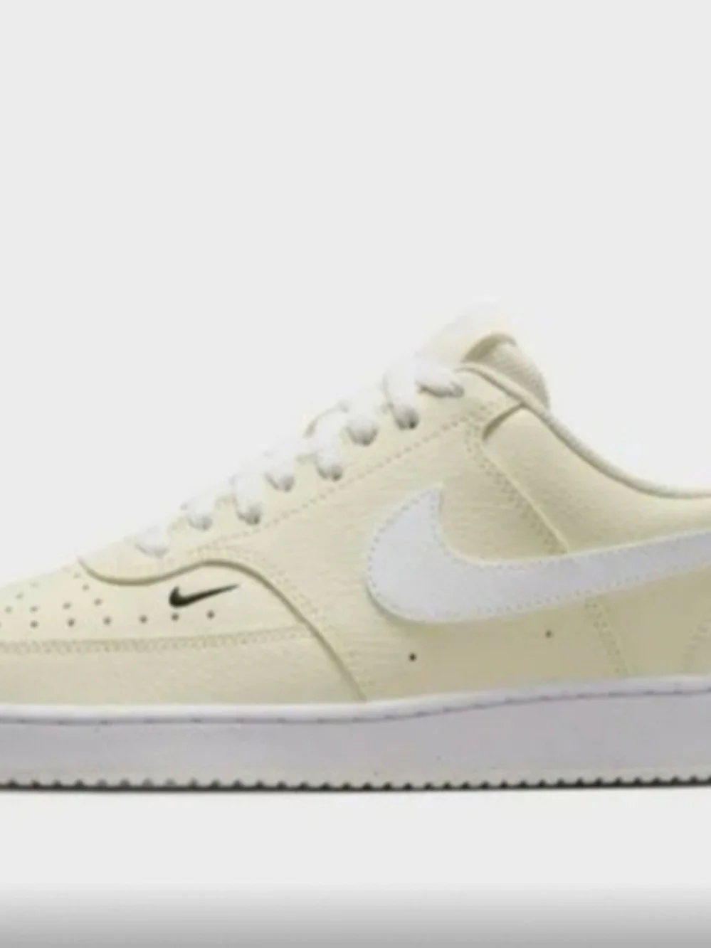 Nike Court Vision Low Kid's Sneakers (Size 7.5)